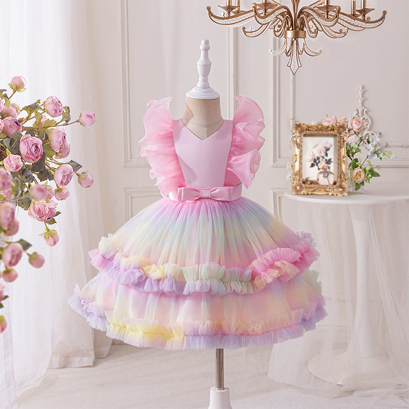 Baby Clothing Dresser - Gaun Putri Jaring Baru Bayi Gaun