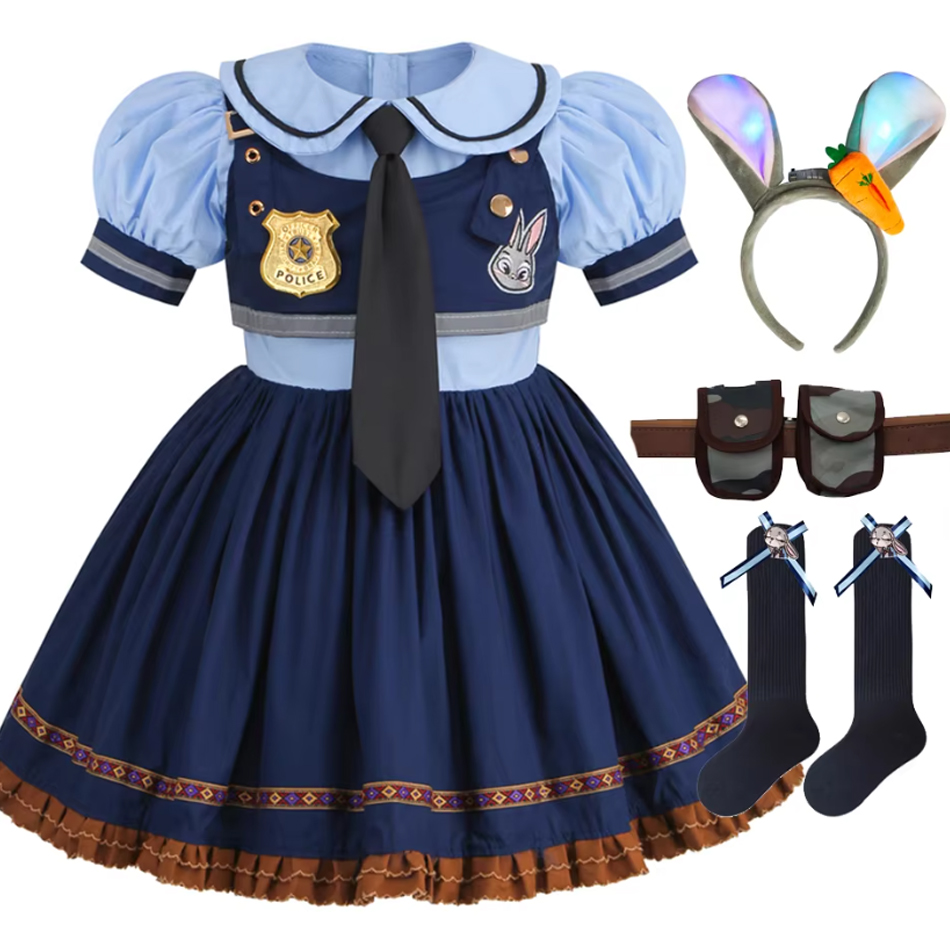 Toddler Sock Set - Kostum Cosplay Judy Gaun Pesta Karnaval