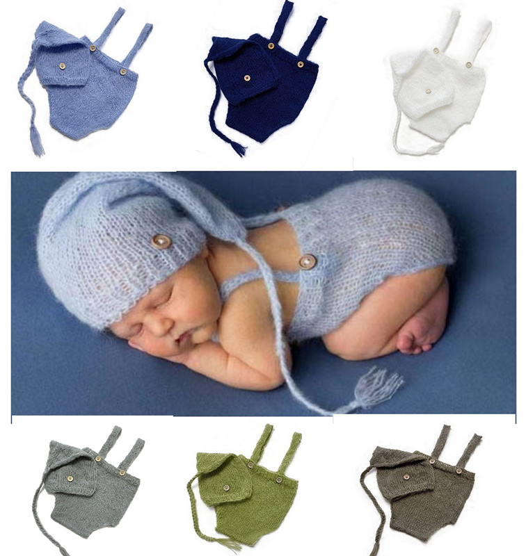 Baby Clothing Winter - 2 buah/set pakaian Crochet baru lahir