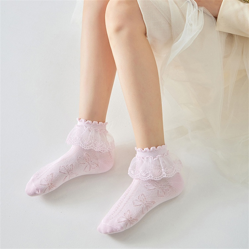 5 Pasang/Lot Kaus Kaki Tipis M - Toddler Sock Set ulasan dan harga