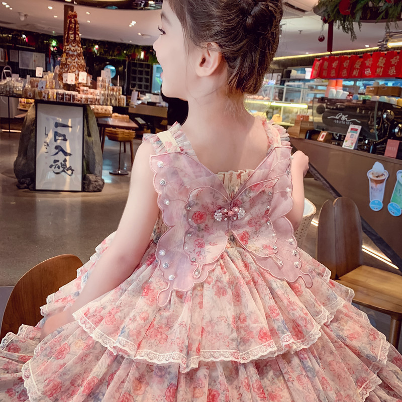 Gaun Ruffle Berlapis-lapis unt - Baby Clothing Dresser ulasan dan harga
