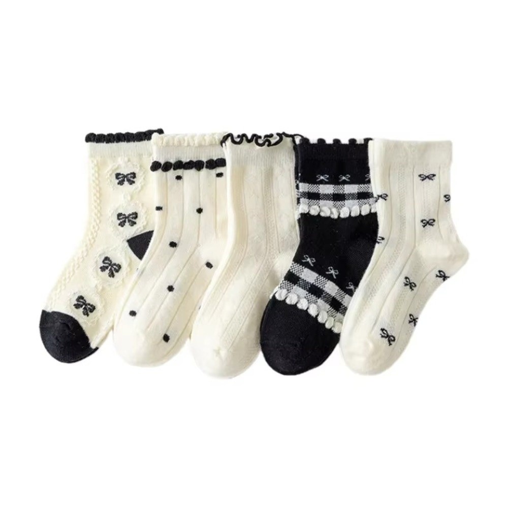5 Pasang Set Kaus Kaki Katun M - Toddler Sock Set ulasan dan harga