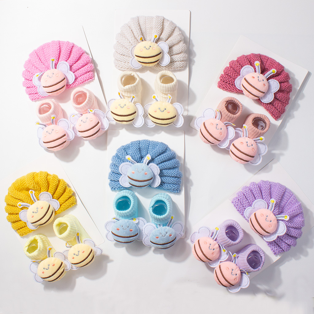 2Pcs/Set Set Topi dan Kaus Kak - Toddler Sock Set ulasan dan harga
